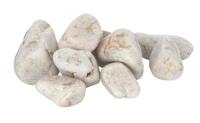 Камни для бани Кварцит белый обвалованный, ведро 20 кг. фото в интернет-магазине Market House