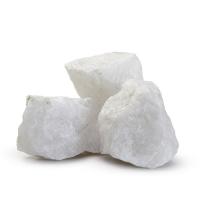 Камень для бани Кварц белоснежно белый колотый 15 кг.Ведро фото в интернет-магазине Market House