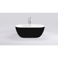 Акриловая ванна Black & White SB111 Black фото в интернет-магазине Market House