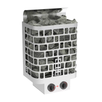 SAWO Электрическая печь Krios настенная, с пультом, 8,0 кВт, нерж. сталь, артикул KRI-80NB-P фото в интернет-магазине Market House