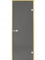 Стеклянная дверь для сауны Harvia 7/19 коробка ольха, серая D71902L фото в интернет-магазине House Market
