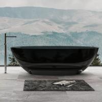 Прозрачная ванна ABBER Kristall AT9702 Onyx черная фото в интернет-магазине Market House