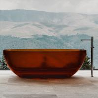 Прозрачная ванна ABBER Kristall AT9703 Opal коричневая фото в интернет-магазине Market House